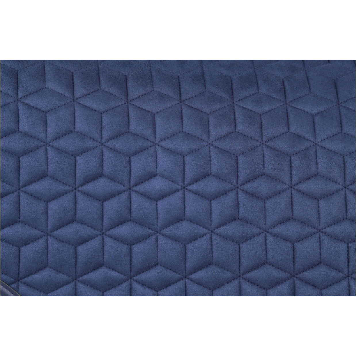 2026 WeatherBeeta Suede Elite Air-Tec Jump Shaped Saddle Pad 1030347 - Navy